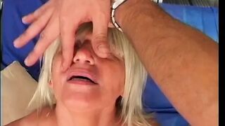 Thirsty cum skank is ready to got it on the mouth