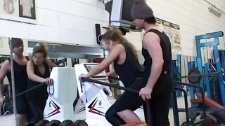 Turned On thot at the gym tries to seduce her coach