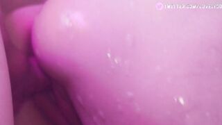 BIG BOOBED Huge Butt 19 YO GETS DOUBLE CUMMED point of view Long Dick Fellatio