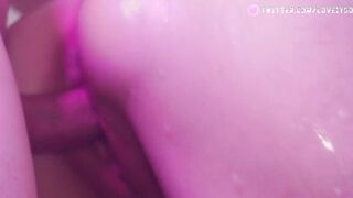 BIG BOOBED Huge Butt 19 YO GETS DOUBLE CUMMED point of view Long Dick Fellatio