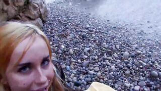 Big Boobed blonde Leyla Ebony fucks and sucks Terry Reid