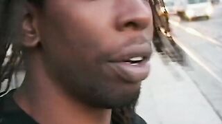 African bitch gets her stunning tight booty banged! doggy style