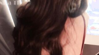 Fucking after a date into front of the mirror - Nila Th