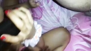 We fucked while she talks on the phone with her hubby