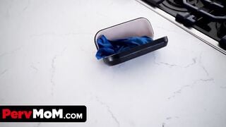 PervMom - Mischievous Stepson Needs His Step Mommy's Help To Got Rid Of His Constant Erection