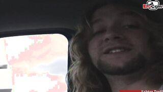 Thot with natural titties gets a facial at the porn casting