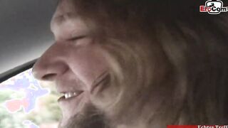 Thot with natural titties gets a facial at the porn casting