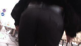 Stepbrother decides to taste his stepsister's tight booty