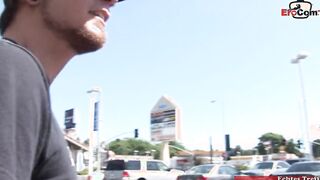 African haired Hispanic bimbo with tiny natural boobies pick up at the street