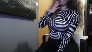 THICK BLONDE BIMBOS LOOK IN YOUR EYES and SMOKE A CIGARRETE FOR YOU!