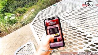 Mexican blonde Hispanic pick up from german tourist at sexdate point of view