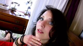 Milf with long hanging titted and unshaved vagina ride strangers rough penis