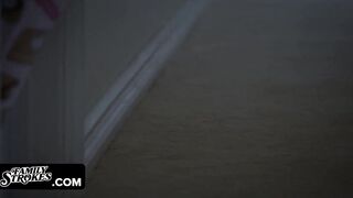 Family Grind - Lusty Stepdad Cures His Adorable Stepdaughters Nightmares With Passionate Hardcore Plowed