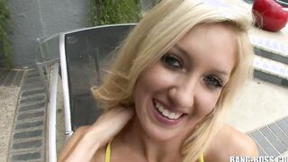 Blonde Modelschlampe vom Laufsteg gefickt, geschaengert und Karriere zerstoert