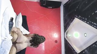 Amiga colombiana follada y grabada en un hotel
