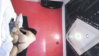 Amiga colombiana follada y grabada en un hotel