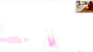 A sexy Bombshell on Web Cam Riding a Huge Penis And Fucks Herself inside The Booty