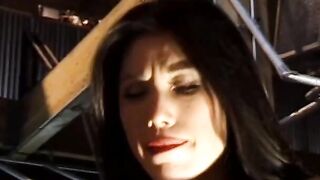 Super Sexy chinese whore gets double penetrated after a pole dance