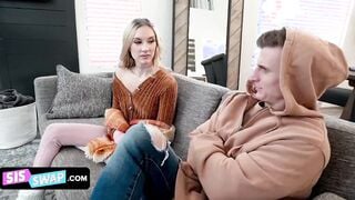 Sis Swap - Freaky Friends Decide To Swap Their Adorable Stepsisters And Bang Them To Warm