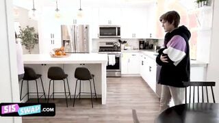 Sis Swap - Freaky Friends Decide To Swap Their Adorable Stepsisters And Bang Them To Warm