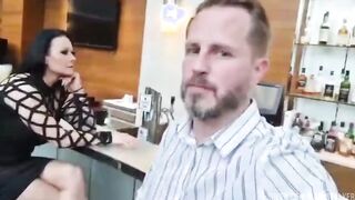 Perfect inked big titted milf Julia Exclusiv gets pissed inside mouth and booty roughly screwed