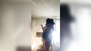 Short Jean shorts bbw sniff sniff