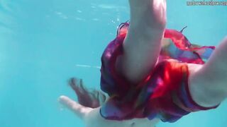 Nikita Vodorezova shows off her Bae body underwater