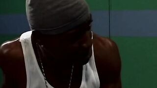 Ginger black takes stud's penis temperature with her mouth