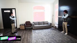 Cougar Swap - Super Sexy Huge Tits Milfs Help Their Spoiled Stepsons To Got Along With Each