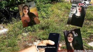 German public Sexdate with a ebony haired 18 with tiny boobs