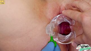 Shy long big titted muslim 18yo cunt with mouth Zeynep Rossa examined by 2 perverted gynecologists