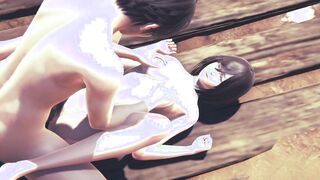 Attack On Titans Animated - Mikasa fuck and 3some with Annie - Manga Cartoon Japanese eastern Game Porn