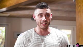 Perverted dude fucks his huge natural titties barely legal stepsister Skylar Vox