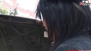 African haired eastern bimbo with long jugs pick up for a nailed with a stranger