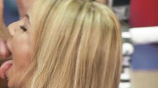 Blonde Hardcore - Francesca Felucci gets boned inside the ring