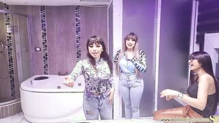 my girlfriends make me the challenge of enduring the slaps