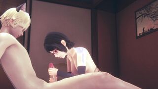 Naruto Cartoon - Sarada Rough Sex [Handjob, Oral Sex, Toejob, Anal, Creampie] - Manga Cartoon Japanese chinese Game Porn