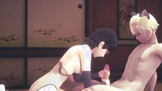 Naruto Cartoon - Sarada Rough Sex [Handjob, Oral Sex, Toejob, Anal, Creampie] - Manga Cartoon Japanese chinese Game Porn