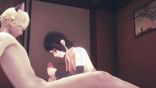 Naruto Cartoon - Sarada Rough Sex [Handjob, Oral Sex, Toejob, Anal, Creampie] - Manga Cartoon Japanese chinese Game Porn