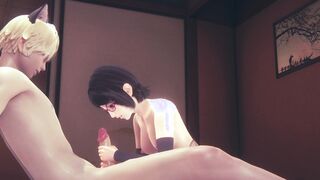 Naruto Cartoon - Sarada Rough Sex [Handjob, Oral Sex, Toejob, Anal, Creampie] - Manga Cartoon Japanese chinese Game Porn