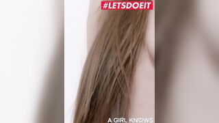 AGIRLKNOWS - (Liya Silver, Lena Reif) - Long Natural Melons Russian 18 Year Old Have A Very Romantic & Passionate Dyke Sex Session - Full Tape