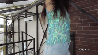 I can't stop cumming inside her tight vagina when she dancing!  Multiple jizzed