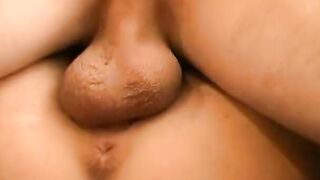 2 brunettes into purple suck penis and got rough anal from a handsome bro