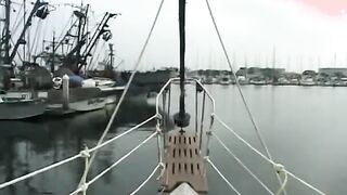 Black gets twat bent over and banged! rough by white dick public