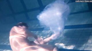 Underwater huge boobies long butt teenagers Bulava Lozhkova