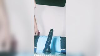 Sexual little bitch having fun nice with my vibrator into the butt