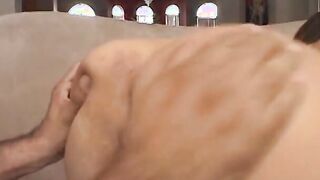 Hispanic screams into pain as stud fucks her booty rough
