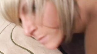 Lusty stud bends his hoe over and fucks her doggy style