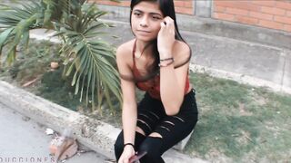 pov COLOMBIAN SKANK HAS SEX WITH A STRANGER FOR CASH SPANISH PORN
