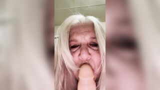 Close up dick sucking off